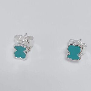 TOUS Earring Silver Muffin Earrings Women Jewelry 925 Sterling Sliver